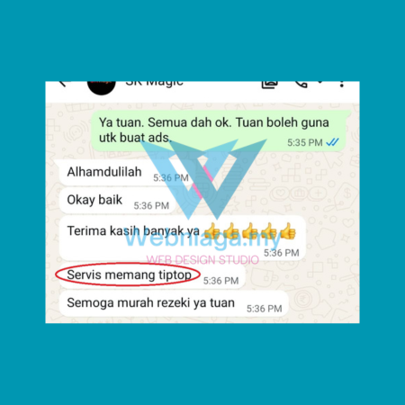 Testimoni pelanggan Webniaga 2